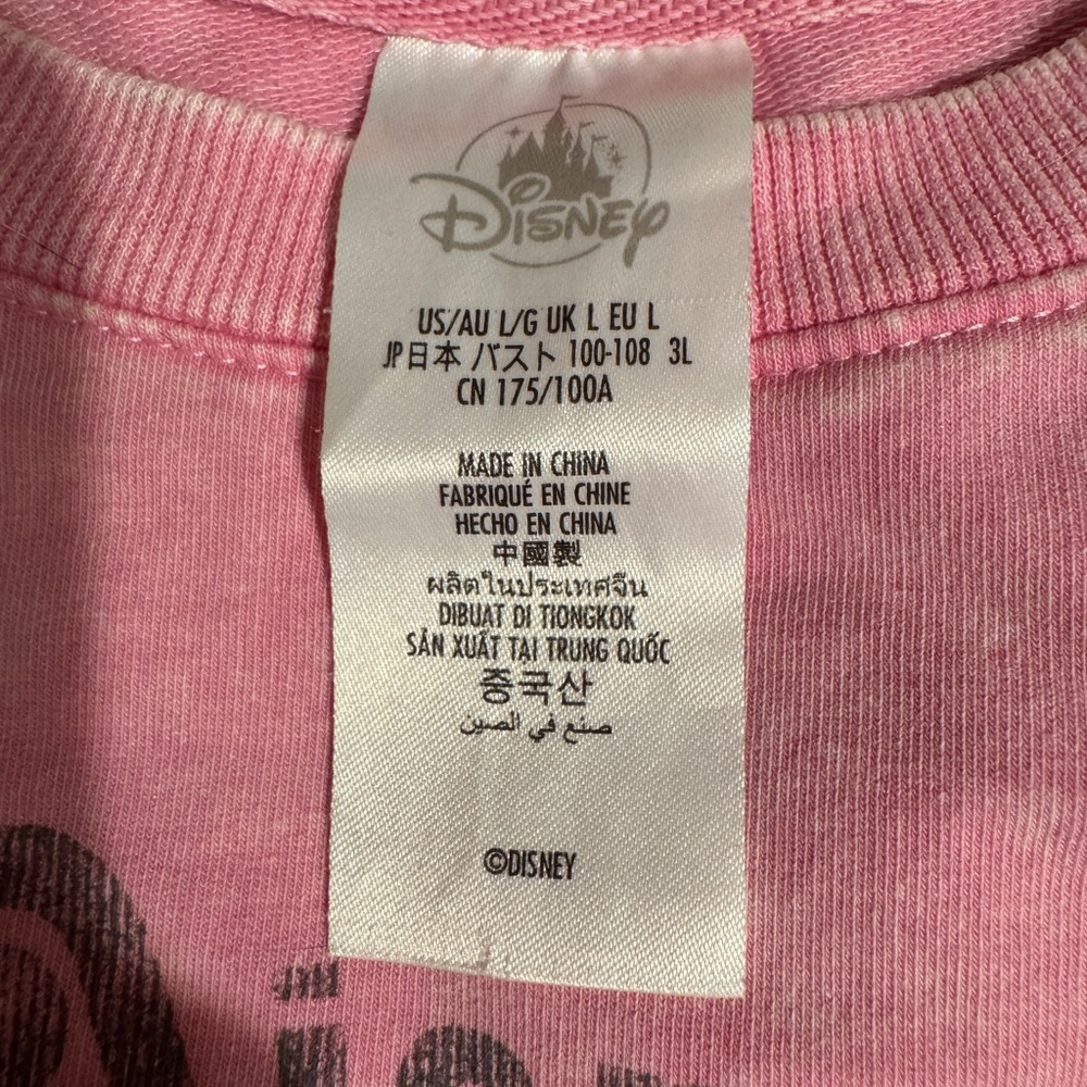 Walt Disney World The Most Magical Place on Earth pink long sleeve tee - Picture 4 of 4